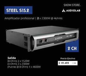 Potencia Audiolab Steel Sxw Rms. Envio Gratis!