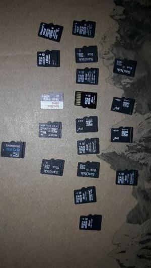 tarjetas de memorias micro sd 8GB 16GB 32GB se hacen envios