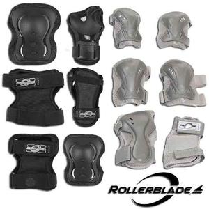 Kit Set Protecciones Rollerblade Skate Roller Alto Impacto