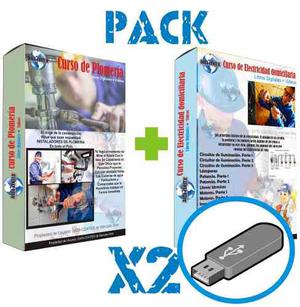Pack X2 Plomería + Electricidad Domiciliaria (en Pendriver)