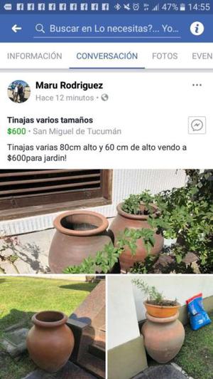 Tinajas para jardín