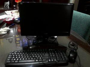 1 Monitor, Mausse y teclado