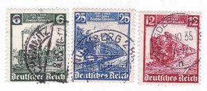 Estampillas Alemania - Serie Trenes Del Reich -tesoros