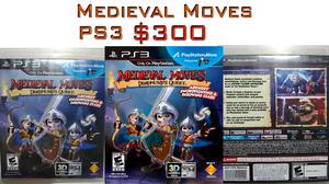 Medieval Moves PS3 Como Nuevo En Caja!!! Perfecto Estado!