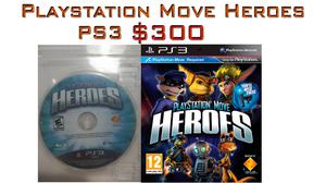 Playstation Move Heroes PS3 Como Nuevo En Caja!!! Perfecto