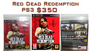 Red Dead Redemption PS3 Como Nuevo En Caja! Perfecto Estado!