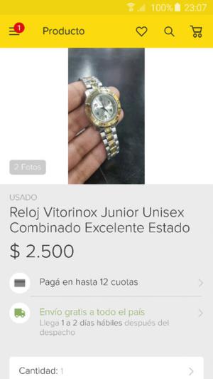 Reloj vitorinox unises junior