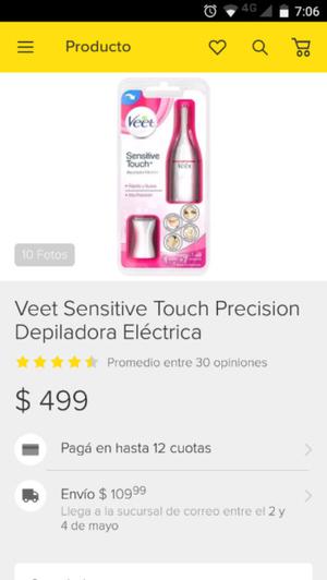 Vendo nueva depiladora veet