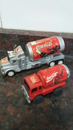 2 Camioncitos De Coca Cola De Plástico
