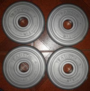 4 Discos De Pvc De 1,25 Kg