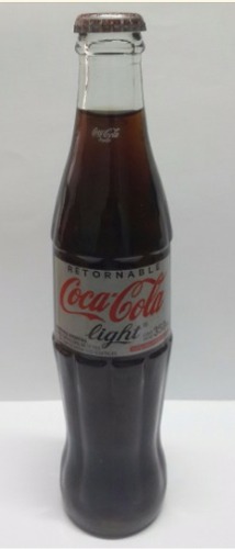 Botella De Coca Light De 350 Cm3 Retornable De Uso En Bares