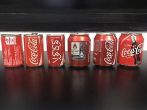 Coca Cola Coleccion Latitas Aluminio Miniaturas