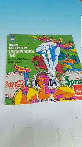 Figuritas - Album Tapitas Plasticas Coca Cola Olimpiadas '80