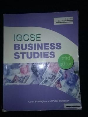 Igcse Business Studies Third Edition Cambridge Borrington