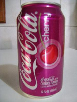 Lata De Coca Cola Cherry 355 Ml Usa