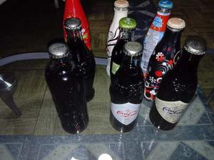 Lote 9 Botellas Conmemorativas Coca-cola Llenas