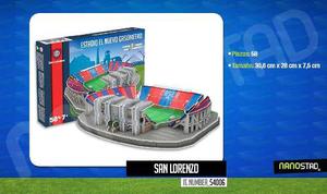 Maqueta Estadios 3d Armada!! Cancha San Lorenzo Con Luces!!