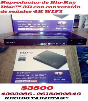 REPRODUCTOR BLURAY 3D 4K WIFI BLUETOOTH COMPLETO!!!!