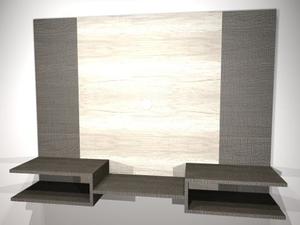 Rack Flotante Led Tv Hasta 42' - Med: 150x110cm Melamina