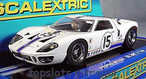 Scalextric Slot Car 1/32 Ford Gt40 Le Mans  Ligier N°15
