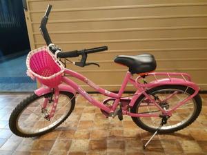 Bicicleta rosa excelente estado para nena rodado 20