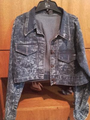 Campera de jean mujer