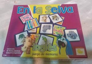 JUEGO DE LA MEMORIA ANIMALES EN INGLES