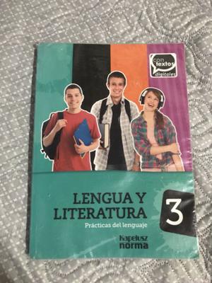 Libro “lengua y literatura 3”