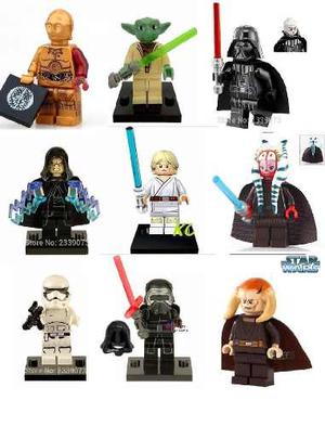 Minifigura Figuras Lego Star Wars Darth Vader Luke Kylo Ren