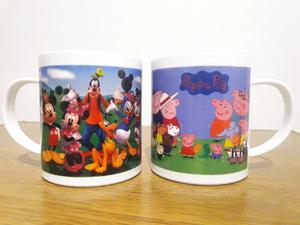 Tazas Infantiles de Peppa Pig Y Micky Mohuse