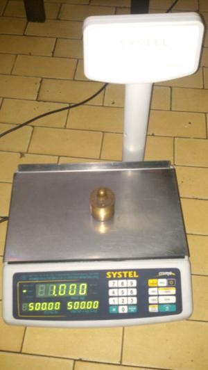 Balanza systel croma 30 kg c/ bateria wsp 