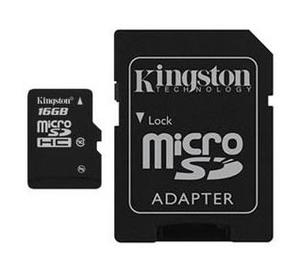 Memoria Kingston Microsd Hc 16gb Clase10 Full Hd F & A Ituza