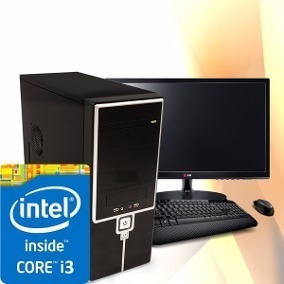 Pc I3 6ta Gen + Monitor 19 Led +4g Ram +500 +kit 500 Watts