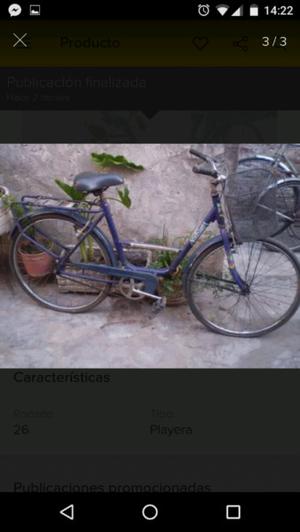 Bicicleta musetta de mujer