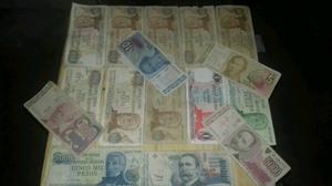 Gran colección de billetes antiguos 640 billetes