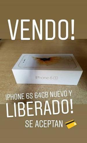 Iphone 6s De 64 Gb (Liberado) Nuevo En Caja.