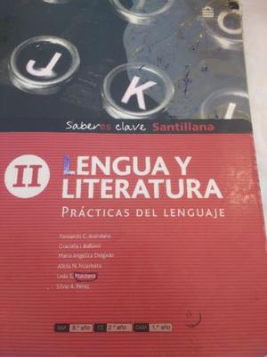 Lengua y literatura 2 saber es clave editorial Santillana