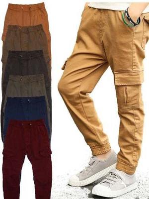 Pantalon Cargo Elastizado Niños Jeans710