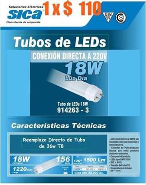 TUBO LED DE 1,20 m SICA (18 w)