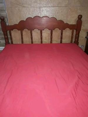 Vendo cama 2pl algarrobo