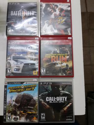 Vendo juegos de play 3 usada