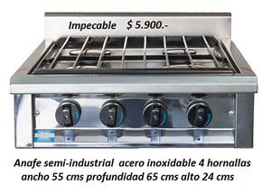 anafe semindustrial 4 hornallas