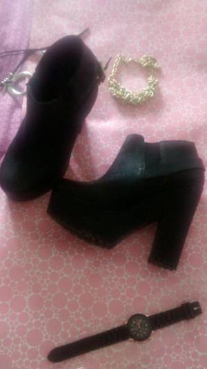 botas cuero n 38