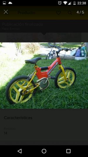 Bici moto rodado 14