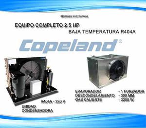 Equipo 2.5 Hp Unid Cond Copeland +evap Cubico B Temp 220v