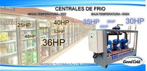 Equipo Central De Frio R22 O R404 Desde 25hp A 53hp