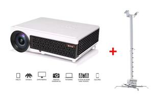 Proyector Led 96+ Hd lm Hdmi Vga Wifi Android + Soporte!