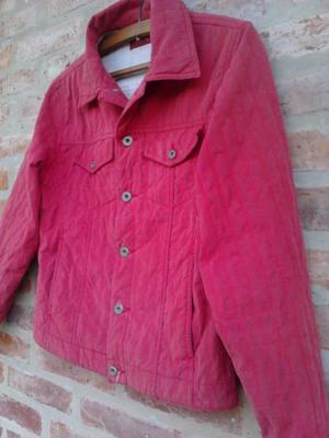 VENDO CAMPERA CORTE DE JEANS COLOR COLORADA “SOLIDO”,