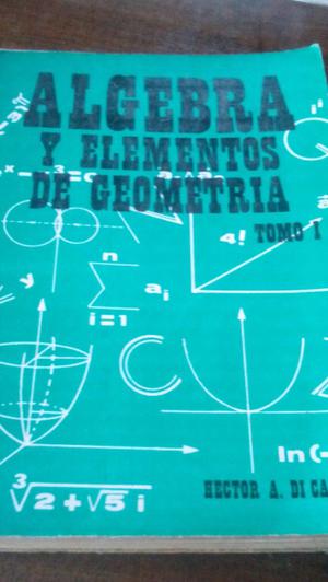 Álgebra y elementos de geometría