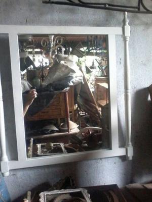 Vendo espejo de madera